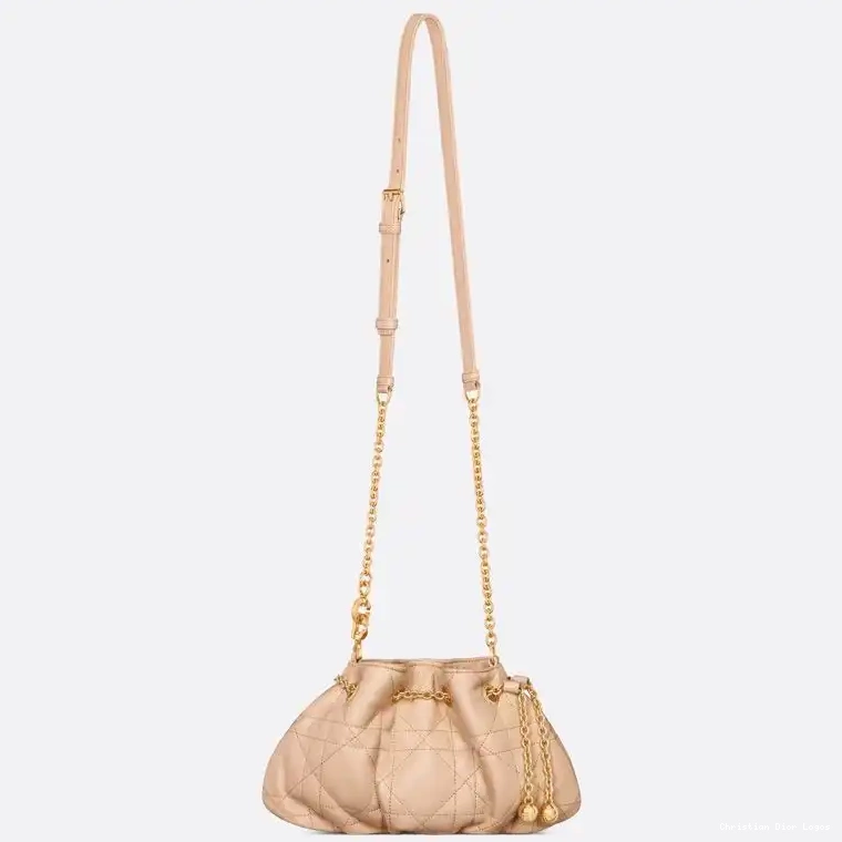 Cheap Macrocannage Dior Small Lambskin Bag Ammi Pink 0327 Luxury
